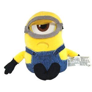 Illumination Minions The Rise Of Gru Grumpy Stuart Plush Weighted Just Play 6"
